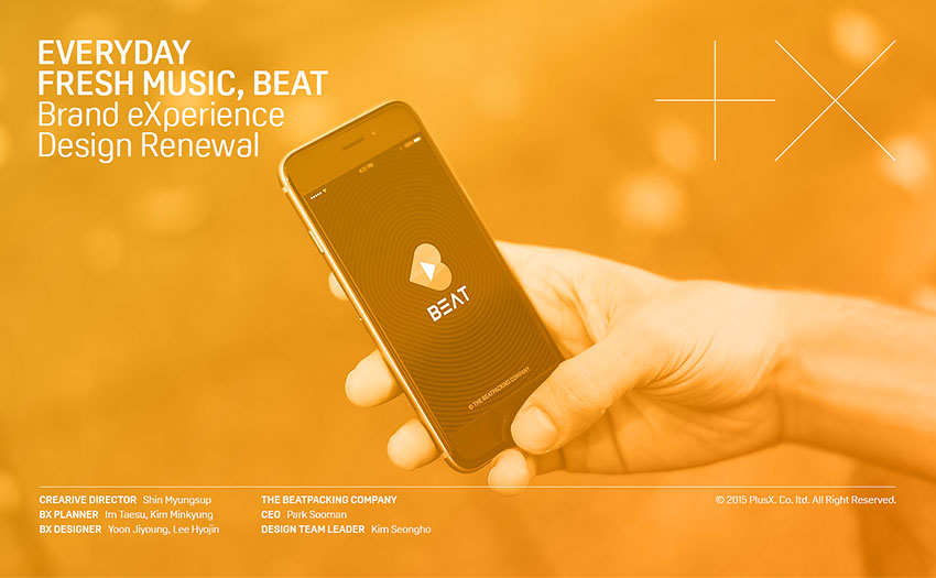 EVERYDAY FRESH MUSIC BEAT Brand eXperience Design