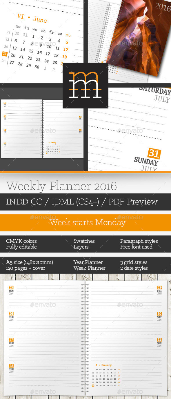 How to Track Your Daily Schedule with Printable Paper Planners | Envato Tuts+