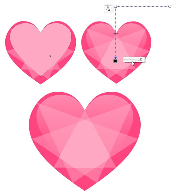 add a highlight with the transparency tool