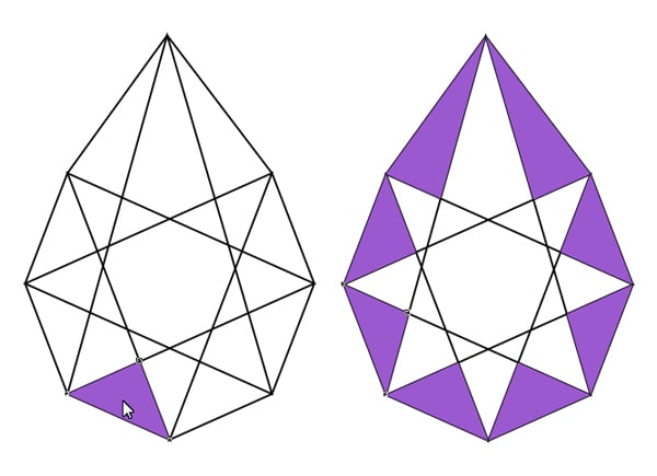 apply the color with Smart Fill tool 1