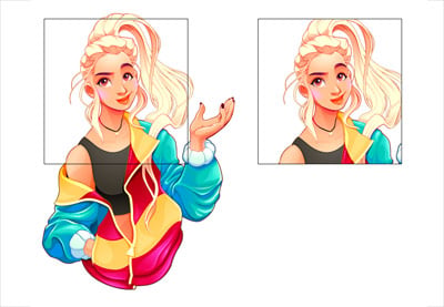 How to crop in Illustrator