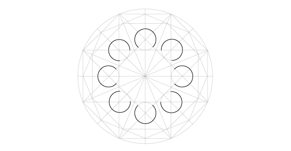 Rosette window step 14
