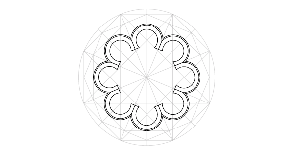 Rosette window step 20