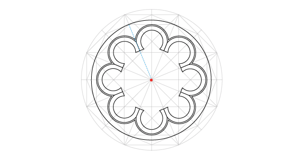 Rosette window step 21