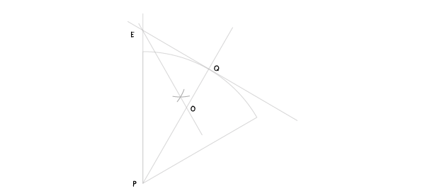 Circle in a sector step 10