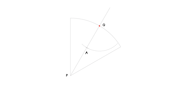Circle in a sector step 2