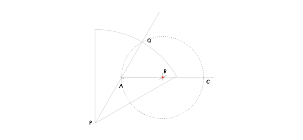 Circle in a sector step 5