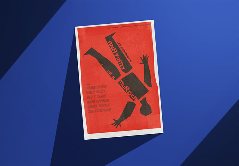 How to create a movie poster like Saul Bass