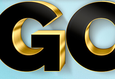How to Create a 3D Black and Gold Text and Logo Mockup