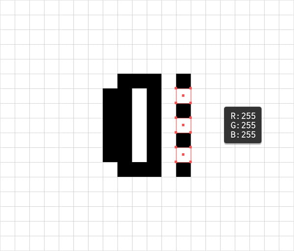white squares