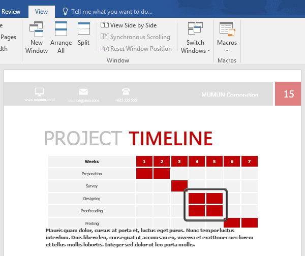 Design and proofreading rows identitcal
