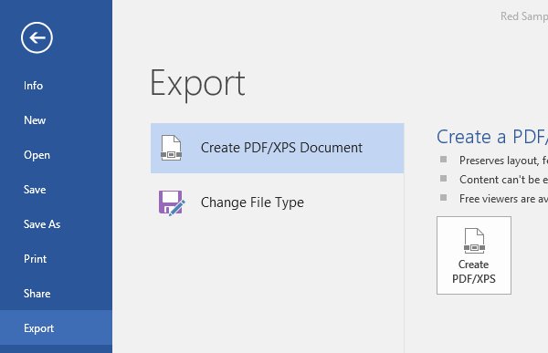 Export your Business Proposal Template as a PDF