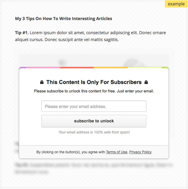 Opt-In Panda for WordPress plugin demo