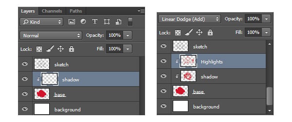 Clipping Mask Layers for Digital Painting in Adobe Photoshop