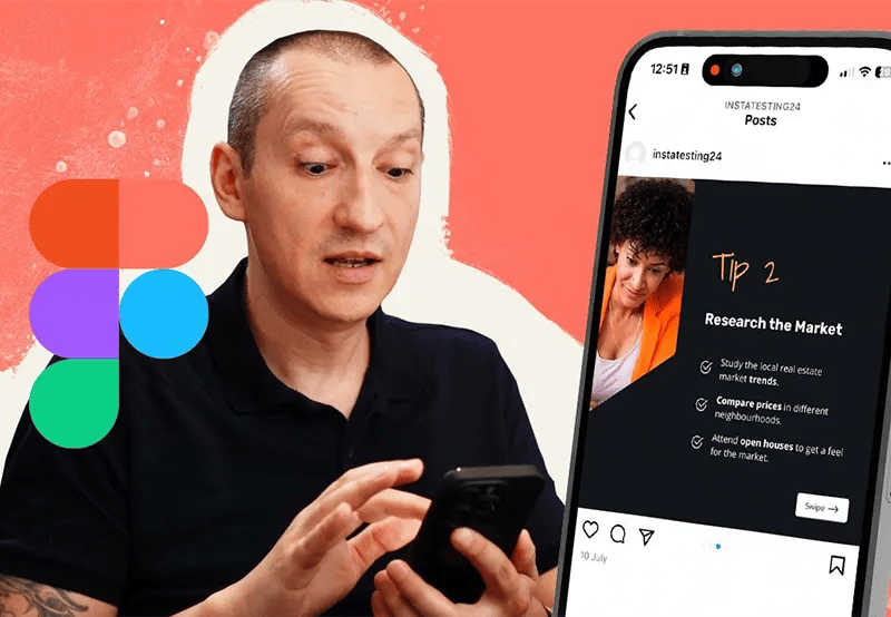 How to design social media templates in Figma