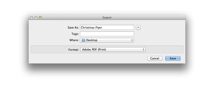 export pdf