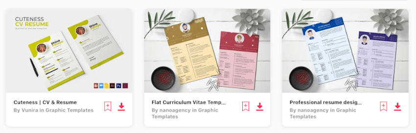 18 Free Cute Resume Templates With Fun Designs For 2022 Envato Tuts 