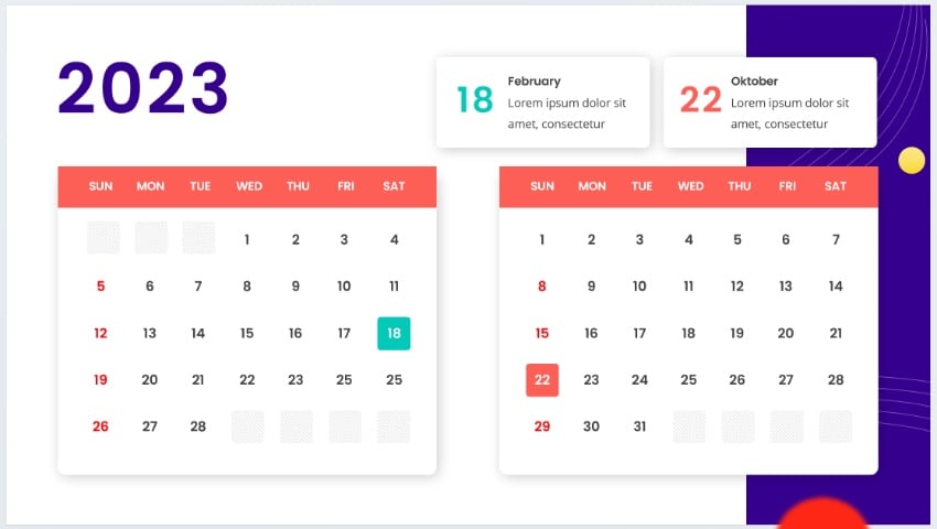 Quickly Customize & Insert a Calendar in PowerPoint (+ Video) | Envato ...