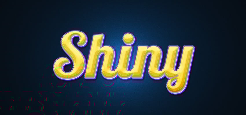 How to Create a Colorful and Shiny Text Effect in Adobe Photoshop ...