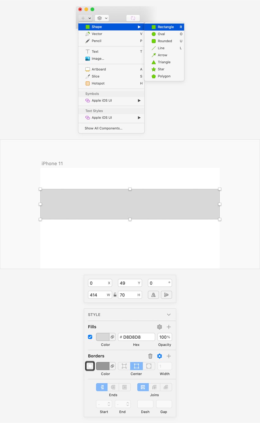 How to Design a Car App Design UI in Sketch