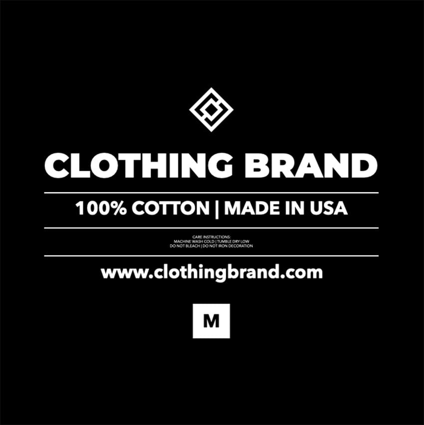 38 Best T Shirt Tag Templates Using a Clothing Label Maker | Envato Tuts+