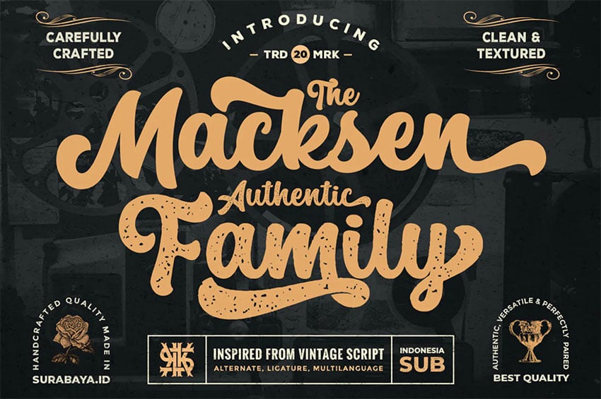 40 Best Vintage Script Fonts (Retro Calligraphy Styles to Download ...