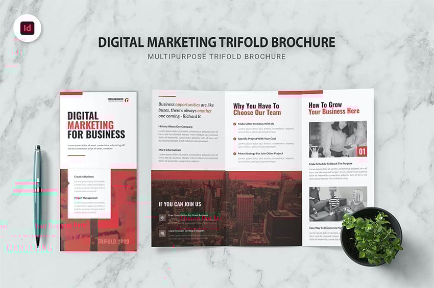 Las 42 mejores plantillas de folletos digitales (para InDesign, Word ...