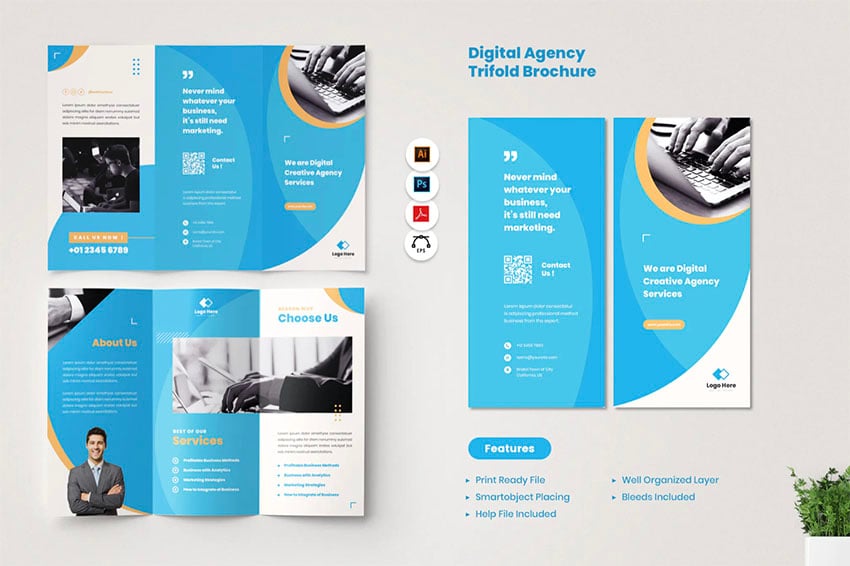 Las 42 mejores plantillas de folletos digitales (para InDesign, Word ...