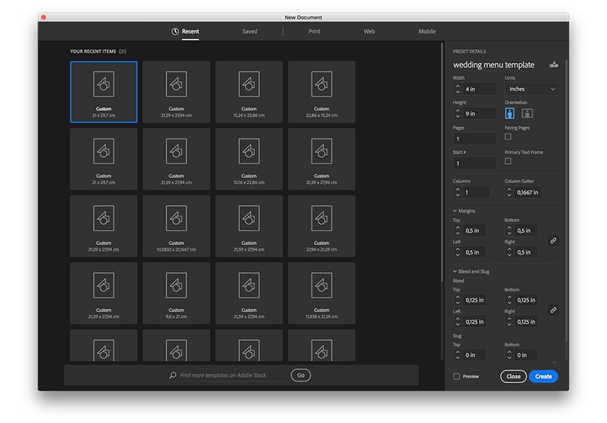 How to Make a Wedding Menu Template in InDesign | Envato Tuts+