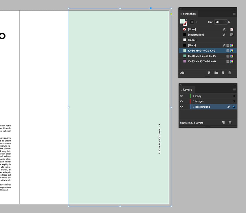 How to Make Stylish Layouts for a Portfolio Template in InDesign ...