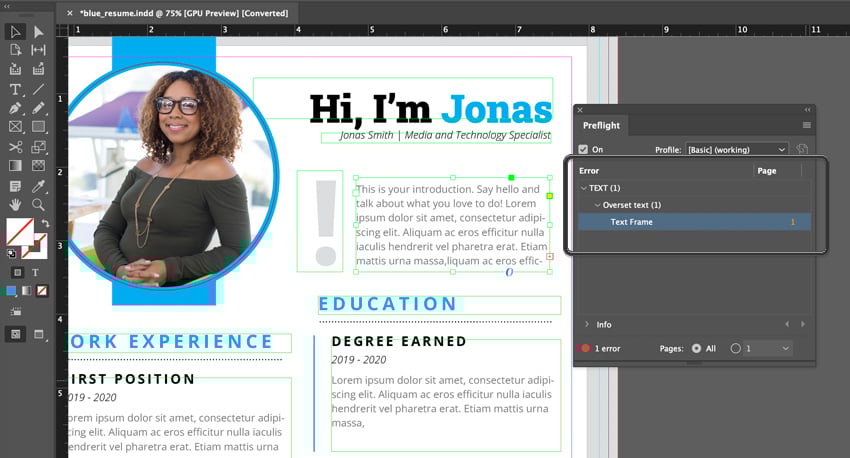 How to Preflight in InDesign | Envato Tuts+