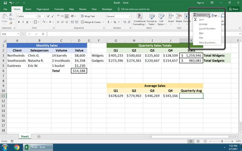 C mo Usar AutoSuma En Excel En 60 Segundos Envato Tuts 