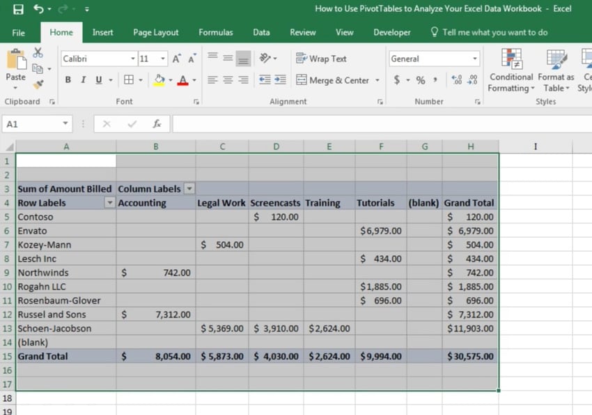 Select the Excel cells you want to print