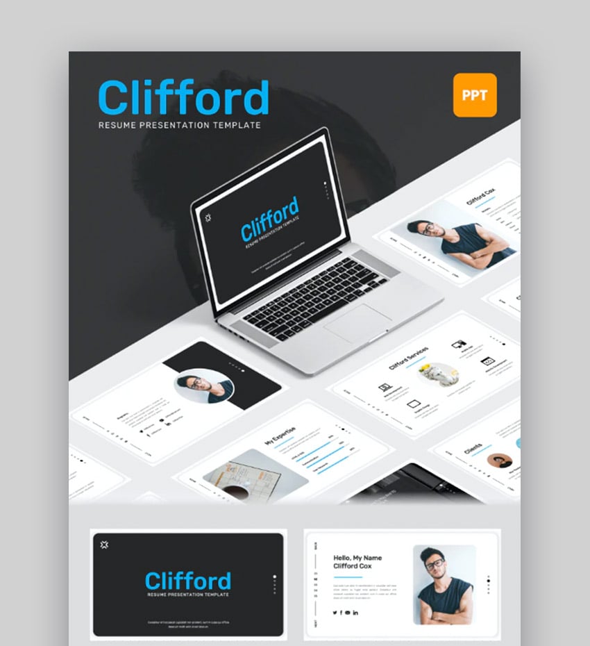 30 Best Creative PowerPoint PPT CV Resume Templates (2022)