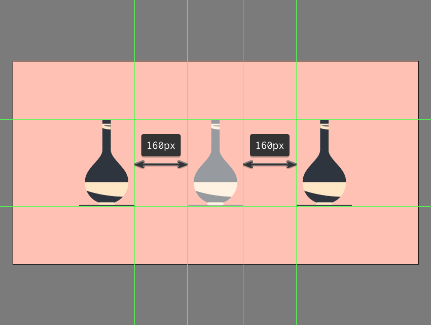 creating the remaining vases