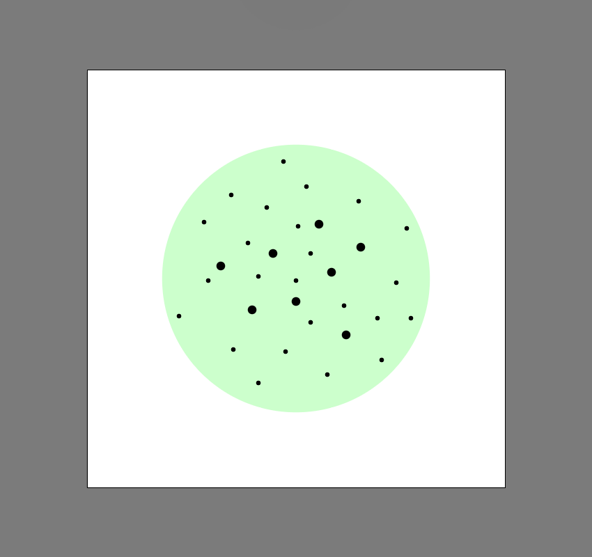 creating the main shapes for the stipple brush