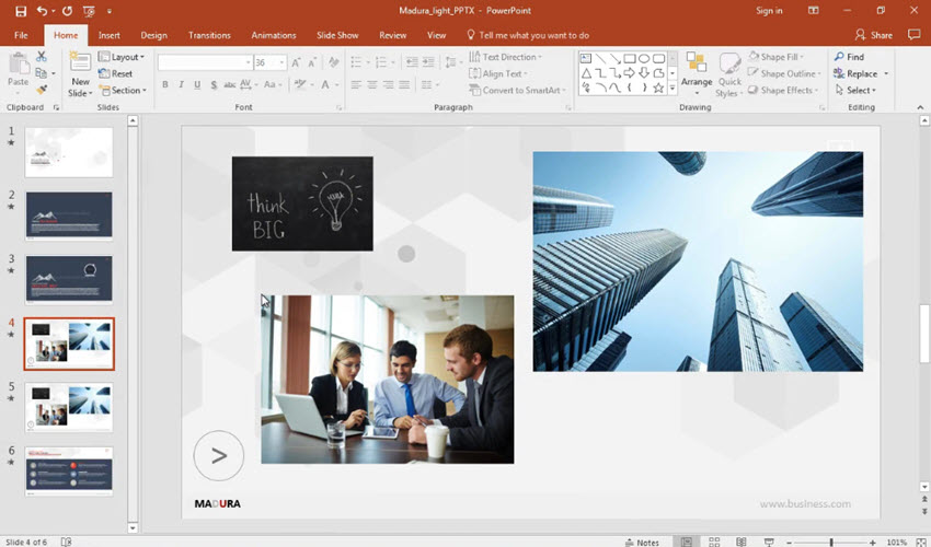 Resize picture in PowerPoint