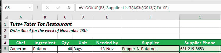 How to Use the Excel VLOOKUP Function - With Useful Examples | Envato Tuts+