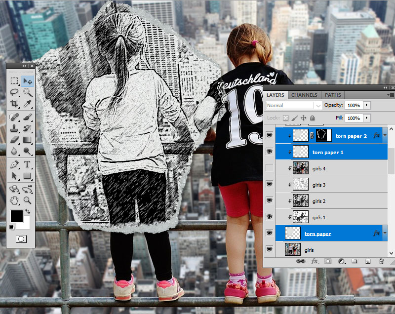 Use the Move Tool in Photoshop