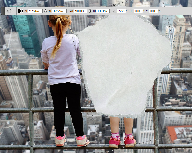 Rotate Layer in Photoshop