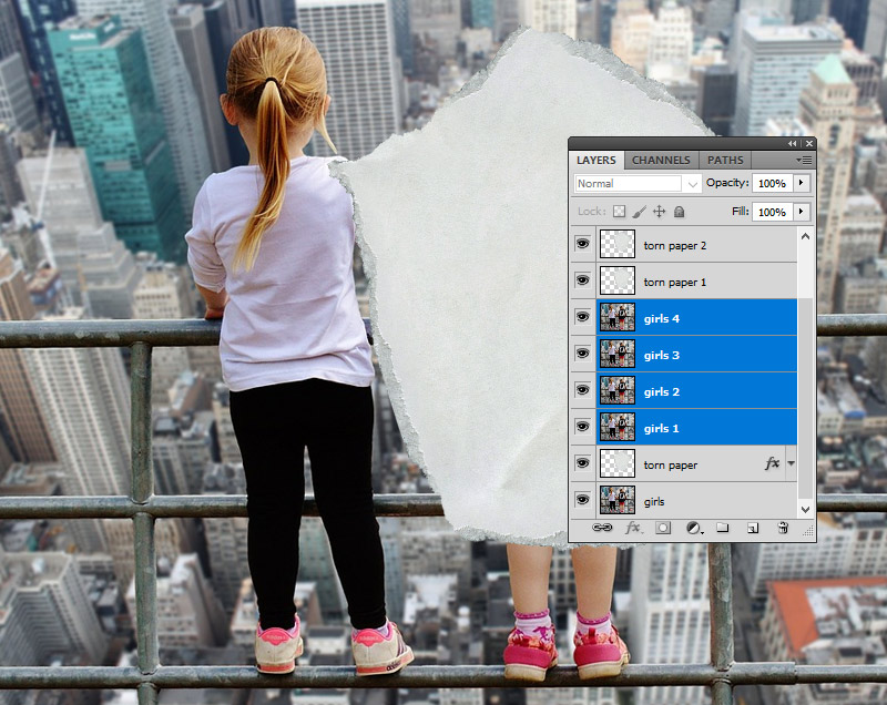 Move Layers in Photoshop