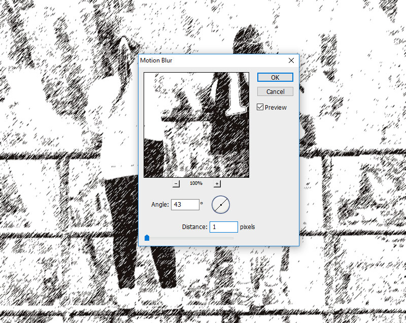 Motion Blur Photoshop Filter