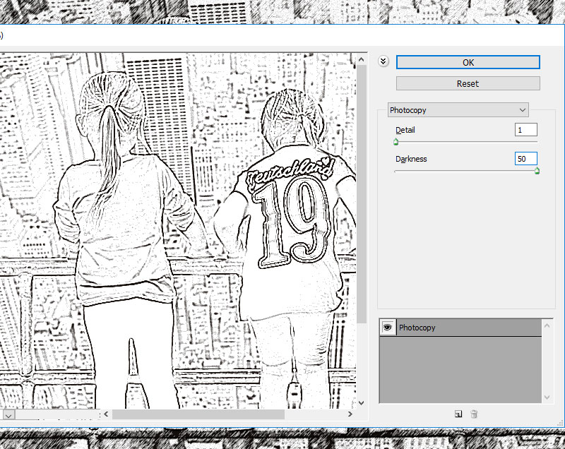 Photocopy Photoshop Filter