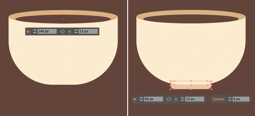 add a smaller ellipse for the copy