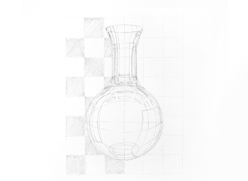 how to draw checkerboard
