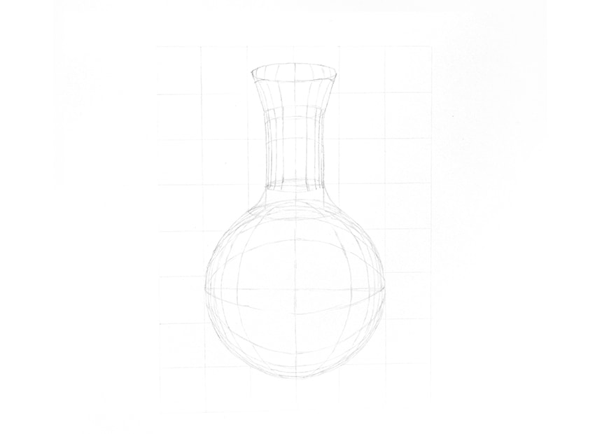 how to draw glass with pencils