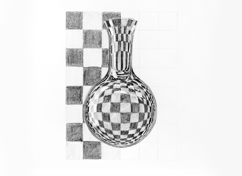 how to draw a realistic glass