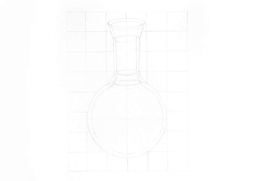 how to draw a glass