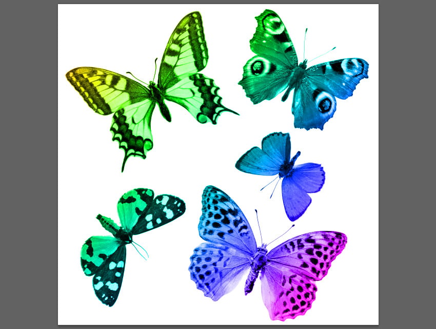 how to make rainbow photo in photoshop