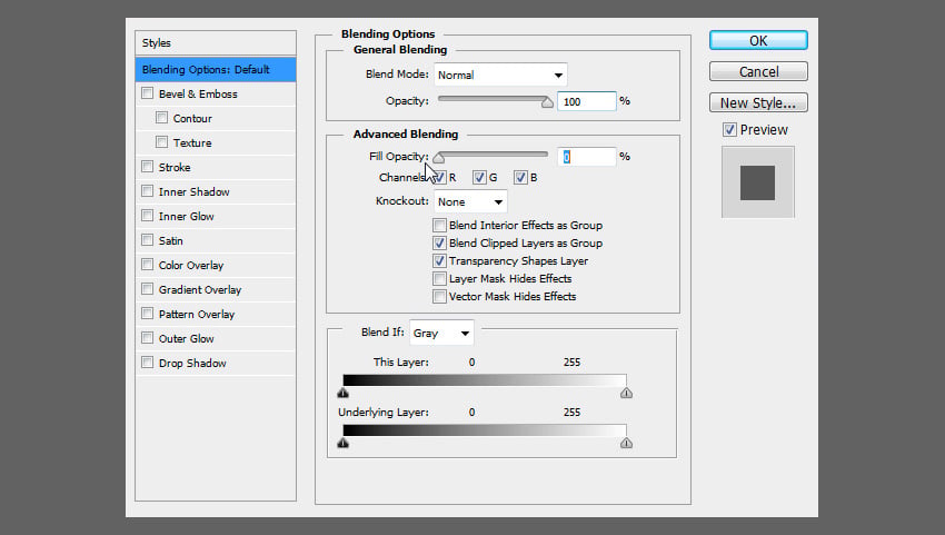 open blending options